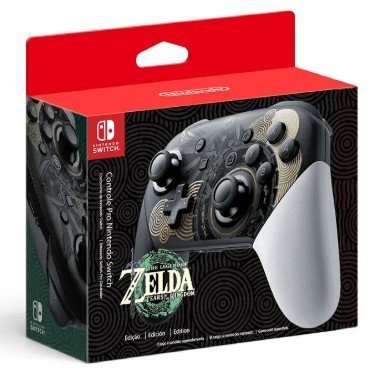 Pro Controller Nintendo Switch — Zelda Edition — Gravures d'Hyrule