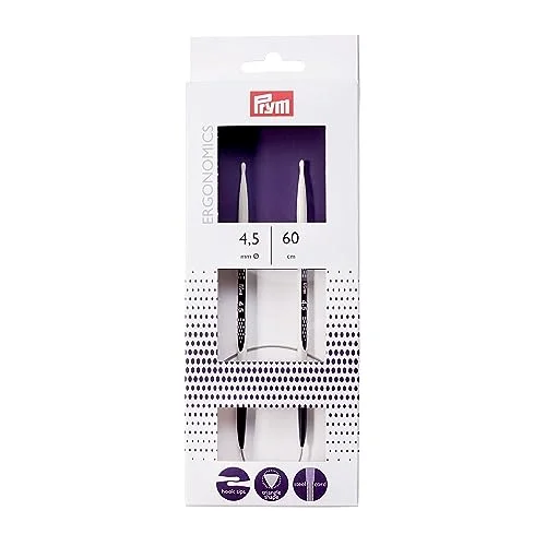 Prym Ergonomics aiguilles circulaires 60 cm 4,5 mm aluminium