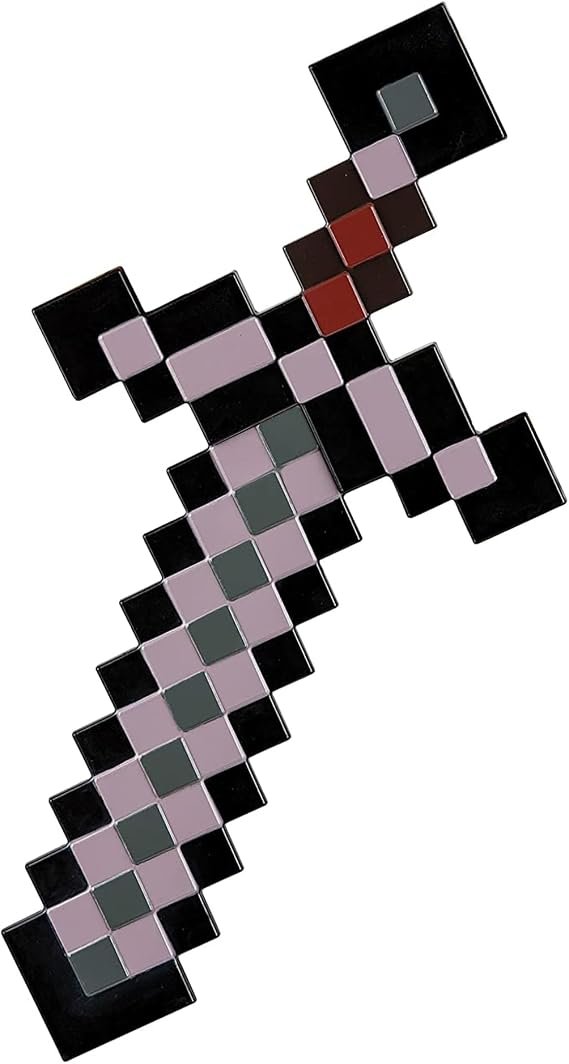 Réplique Épée Netherite Minecraft — Arme légendaire du jeu
