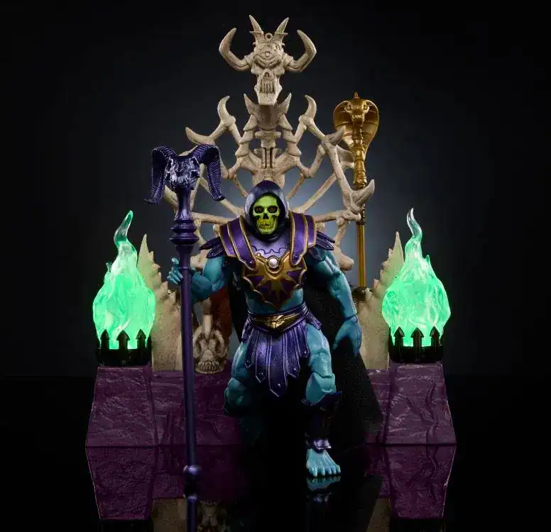 Skeletor With Havoc Throne Masterverse New Eternia