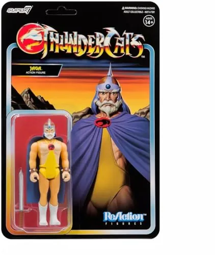 Super7 ReAction Jaga ThunderCats 3.75 pouces vintage