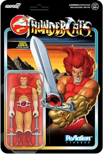 Super7 ReAction Mirror Lion-O ThunderCats 3.75 pouces vintage