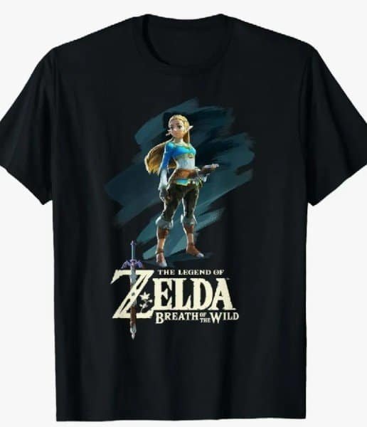 T-Shirt Breath of the Wild Zelda Paint Nintendo