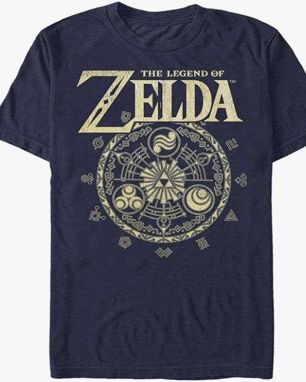 T-Shirt Zelda Triforce Logo Classique Nintendo