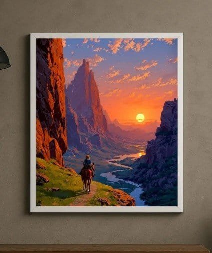 Tableau Princesse Zelda Art Geek Encadré A3
