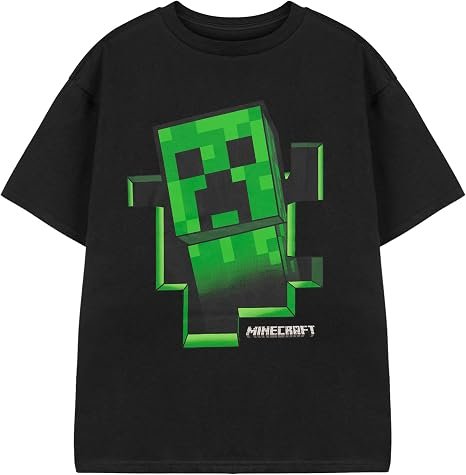 T-shirt Minecraft Creeper — Visage iconique du Creeper
