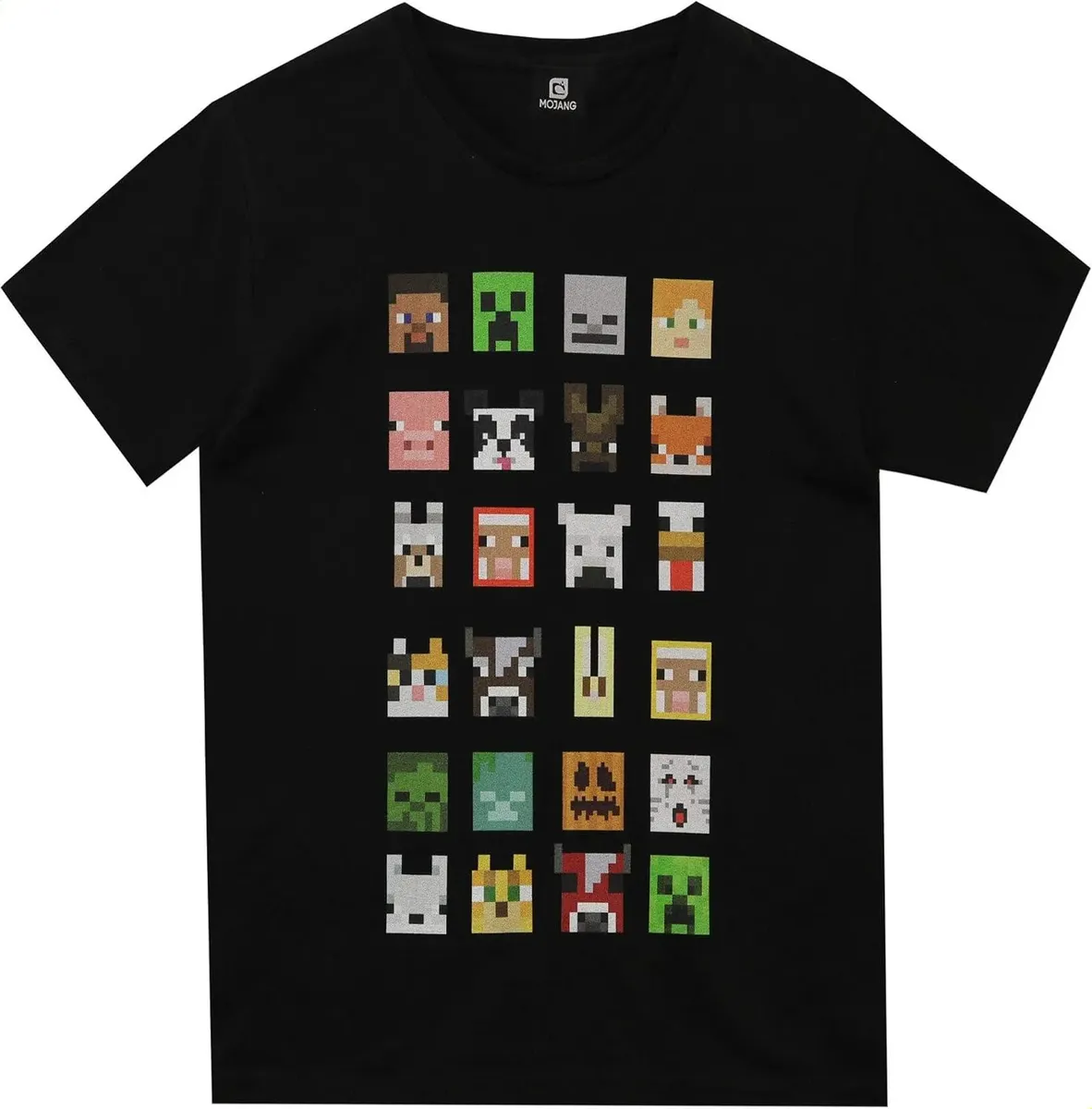 T-shirt Minecraft Personnages — Plusieurs personnages du jeu