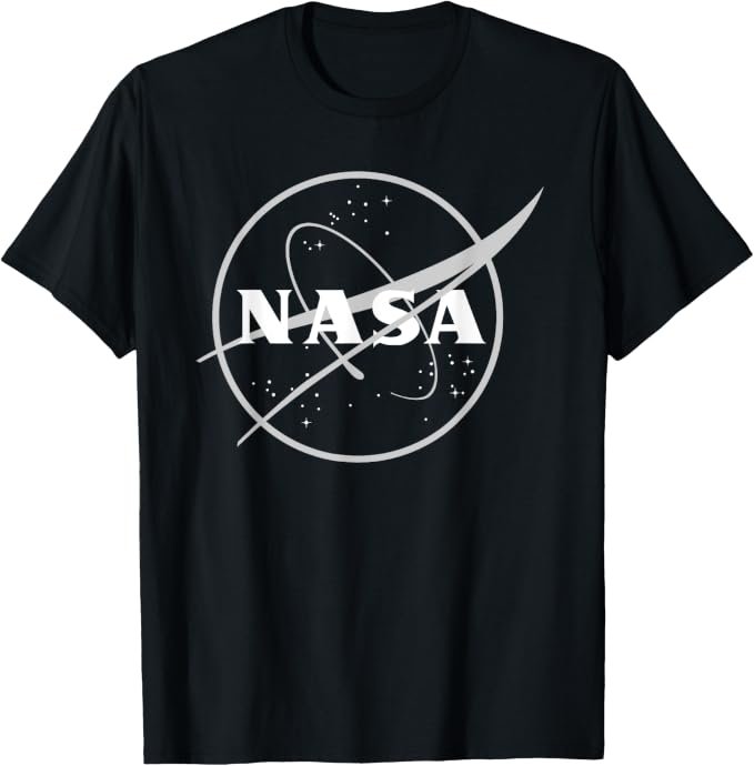 T-shirt NASA Meatball Logo coton classique homme femme