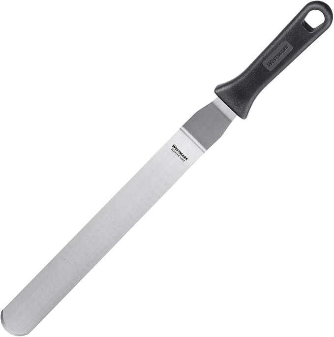 Spatule palette droite inox lame polie pâtisserie glaçage