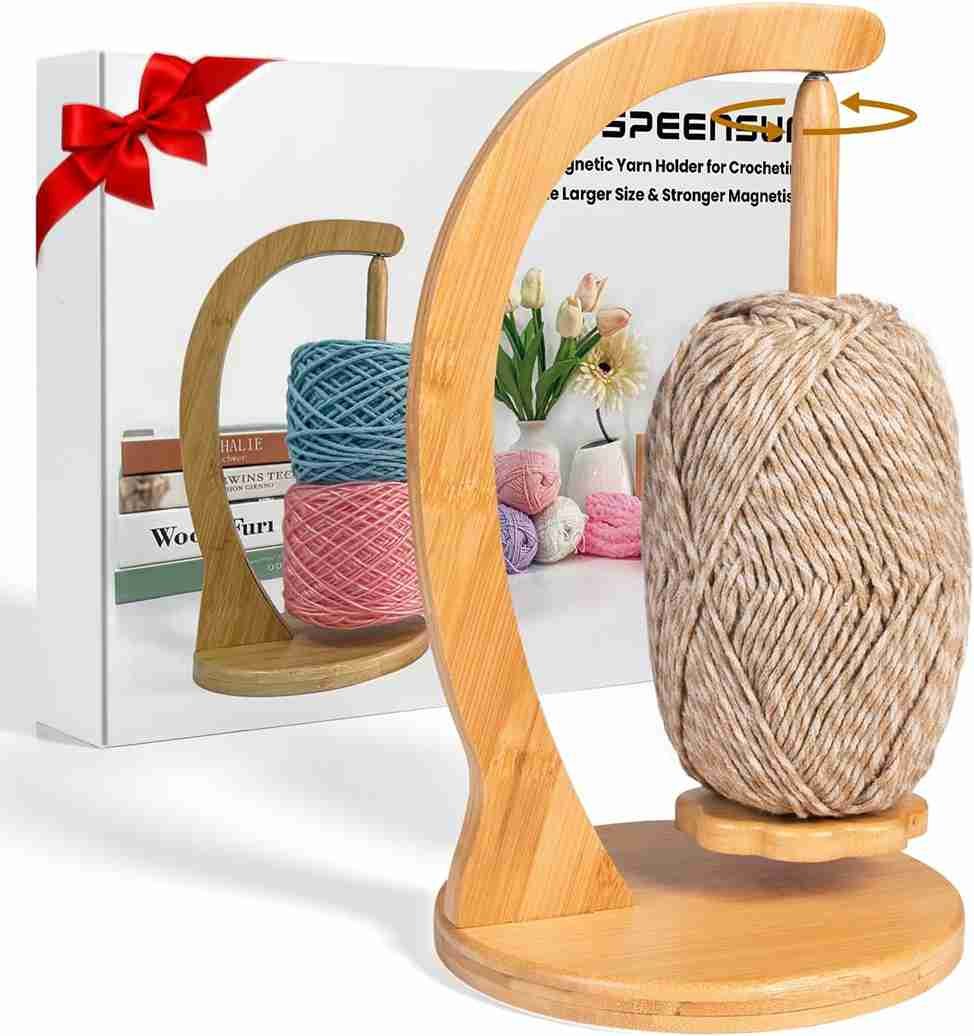 SHROUDEX support magnétique rotatif pelote laine tricot