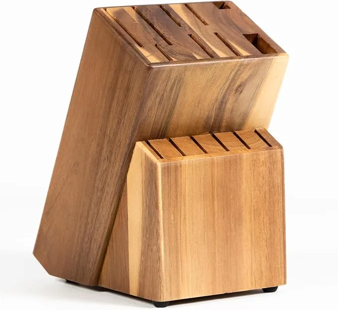 Coninx Bloc à couteaux en acacia, pour 15 couteaux
