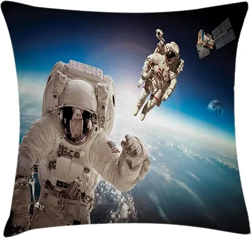 Coussin astronaute NASA décoration salon chambre