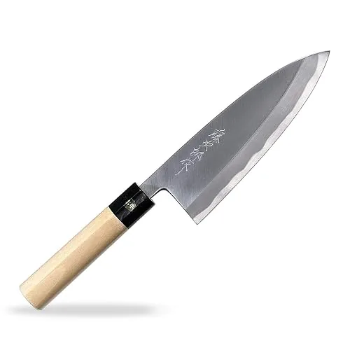 Couteau Deba Tojiro, acier Blue Paper, lame 150 mm
