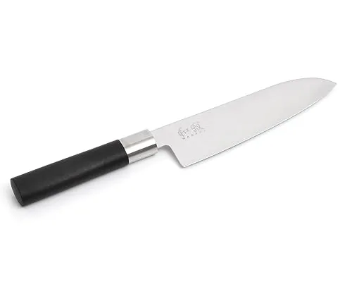 Couteau Santoku KAI Wasabi Black