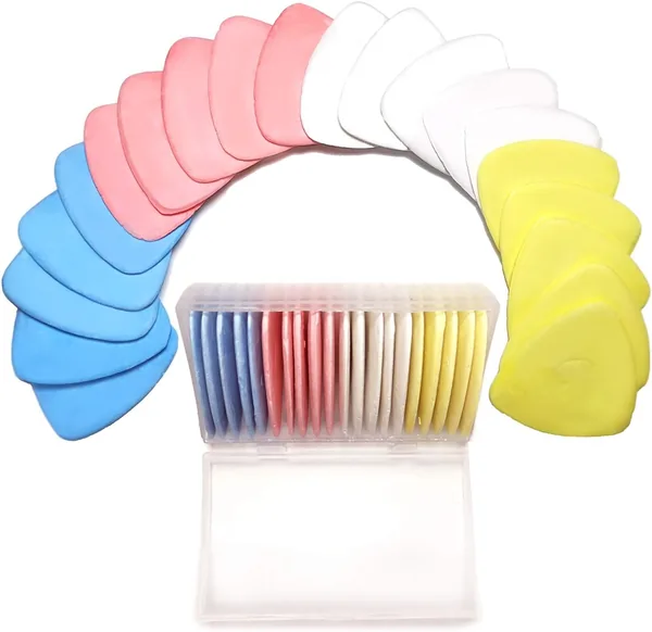 Craies de tailleur triangulaires — 20 pièces en 4 couleurs