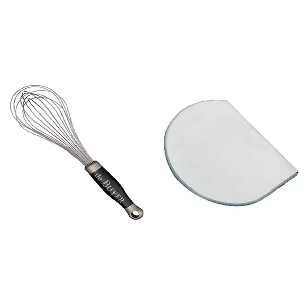Fouet fils rigides 40cm inox grandes préparations pâtisserie