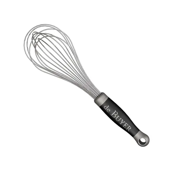 Fouet professionnel 30cm inox fils renforcés pâtisserie