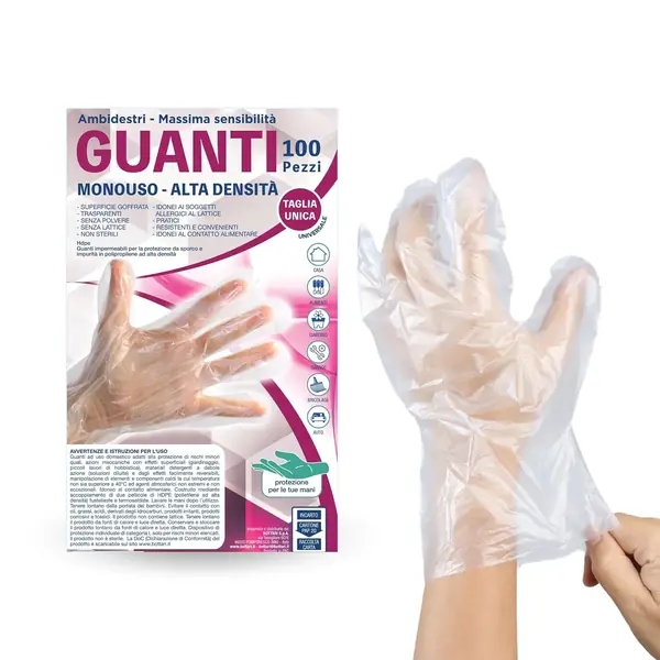 Gants vinyle sans poudre alimentaires cuisine hygiène pâtisserie
