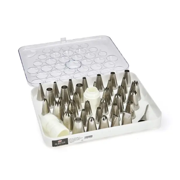 Kit 24 pièces douilles inox poches silicone réutilisables pâtisserie