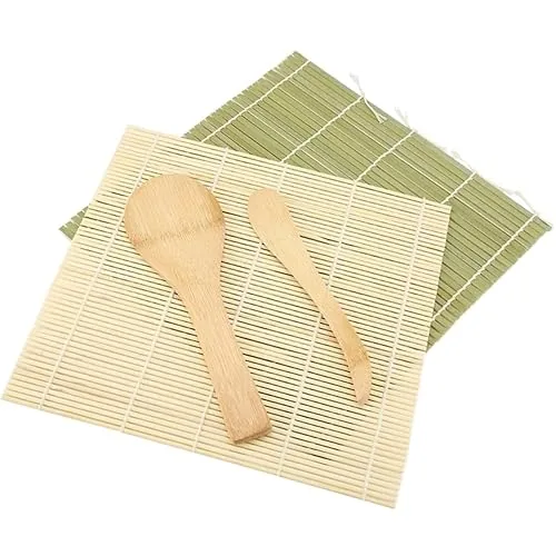 Kit de fabrication de sushis, 4 nattes en bambou, pour débutants
