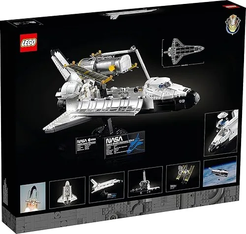 LEGO Icons NASA Navette Spatiale Discovery 10283 avec Télescope Hubble