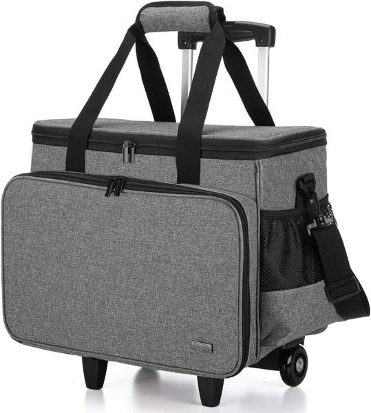Luxja sac à roulettes pour machine à coudre et broder