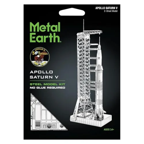 Metal Earth Apollo Saturn V Fusée Maquette 3D acier