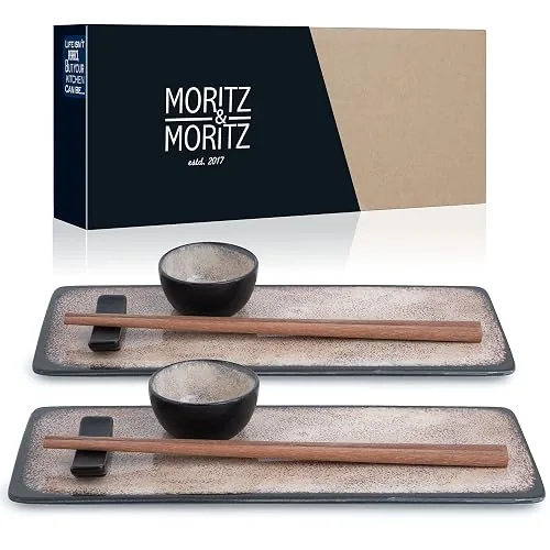 Moritz & Moritz Service à sushi pour 2 personnes, 10 pièces