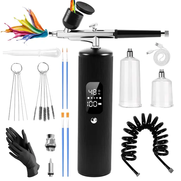 Pistolet peinture alimentaire avec compresseur décoration gâteau pâtisserie