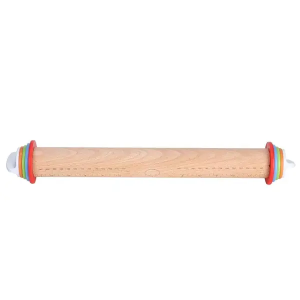 Rouleau réglable avec disques épaisseur ajustable inox pâtisserie