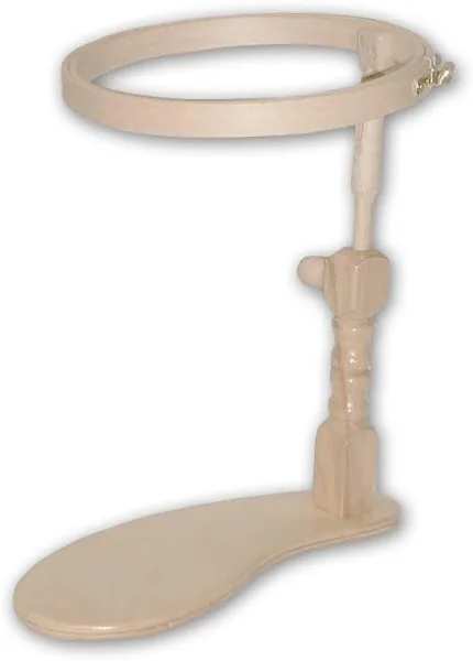 Tambour à broder mains libres sous cuisse 20 cm