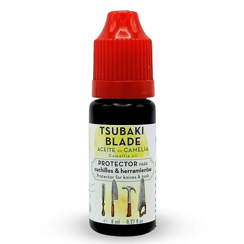 Tsubaki Blade Huile de camélia pour couteaux et outils, 100% pure