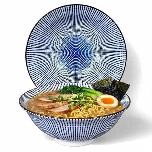 Urban Lifestyle Set de 2 bols à ramen, style japonais, 20,5 cm