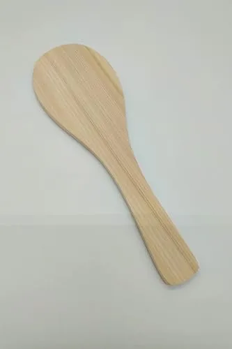 Yamani Spatule à riz Shamoji en bois de cyprès Hinoki, 21,5 cm