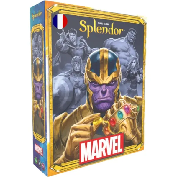 Asmodee — Splendor: Marvel, jeu de société — idée cadeau Avengers