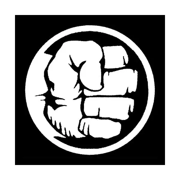 CCI1943 — Autocollant vinyle The Hulk Hand, poing