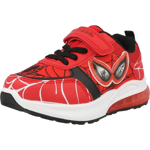 Baskets lumineuses rouge, fermeture facile