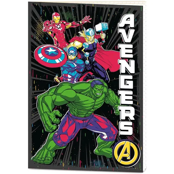 Pyramid — Cahier A5 Marvel Avengers (Be Bold) — idée cadeau Avengers