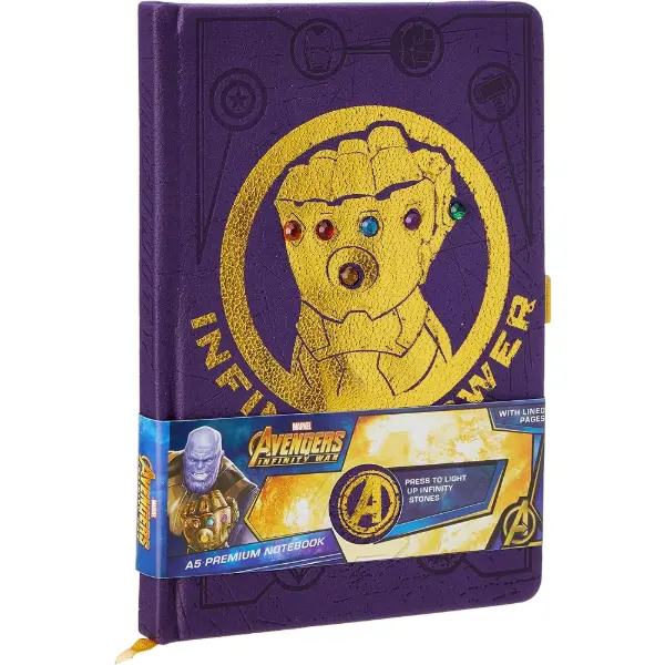 Carnet de notes Premium A5 — Avengers: Infinity War — idée cadeau Avengers