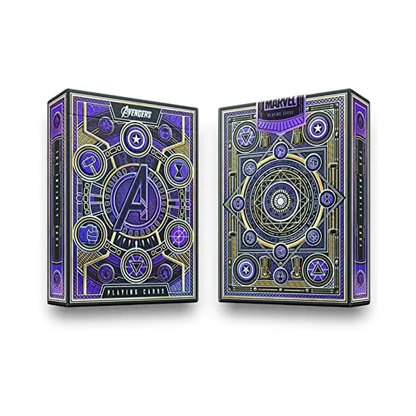 Cartes à jouer Avengers — Infinity Saga — idée cadeau Avengers