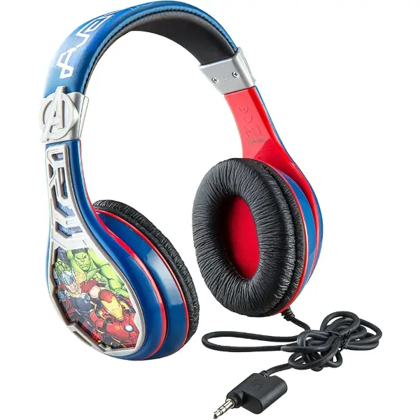 eKids Marvel Avengers — Casque audio enfant à volume limité — idée cadeau Avengers