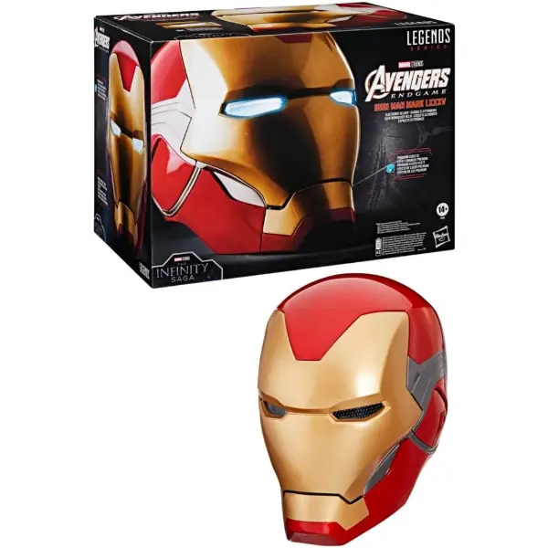 Casque électronique Premium Iron Man — Hasbro Marvel Legends — choix de la rédaction du guide Iron Man