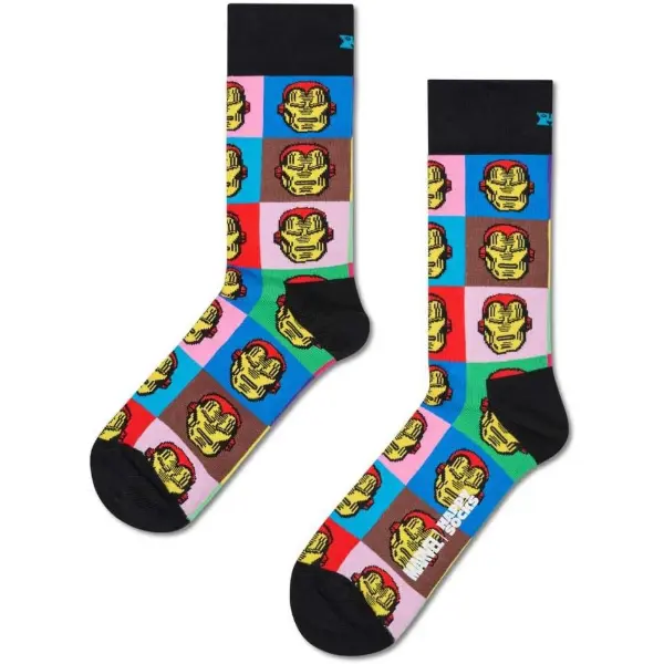 Happy Socks — Chaussettes Marvel Avengers, Iron Man — idée cadeau Avengers