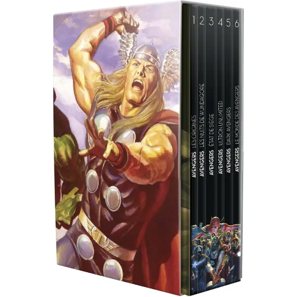 Coffret — L'Intégrale de la collection Avengers — idée cadeau Avengers