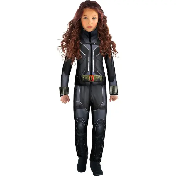 Marvel — Costume Black Widow pour filles, petite taille