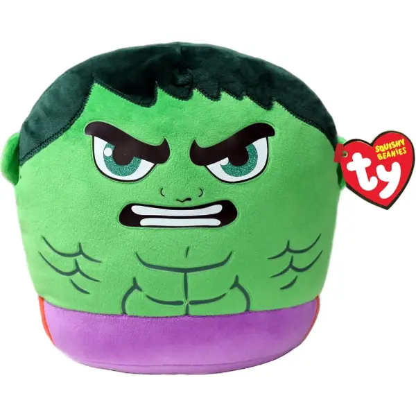 TY Squish a Boos — Coussin Hulk, 35 cm