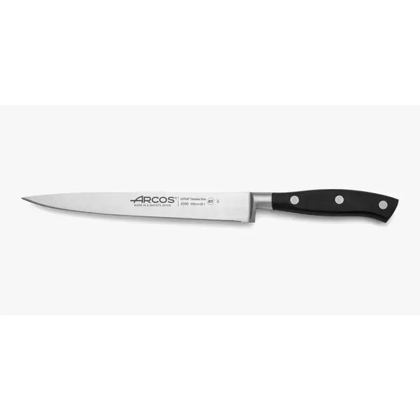 Couteau tranchelard a lame longue et flexible pour viande rotie