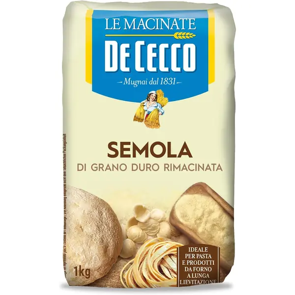 De Cecco semoule de blé dur pour pasta et gnocchi maison