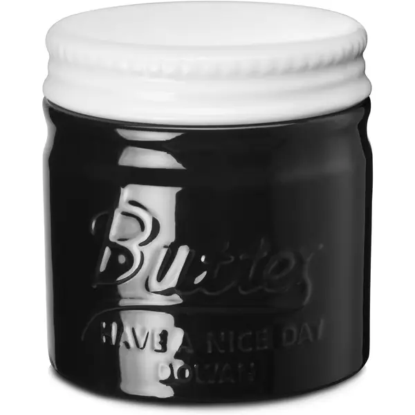 DOWAN beurrier en porcelaine blanc avec couvercle pour beurre frais