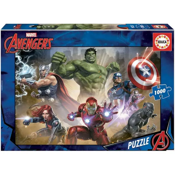 Educa — Puzzle Avengers 1000 pièces pour adultes — idée cadeau Avengers